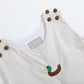 Lil Cactus - Light Gray Mallard Duck Overalls