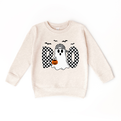 Benny & Ray Apparel - Boo bats spooky ghost boy Halloween Kids Sweatshirt