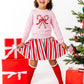 Little Stocking Co. - Santa Baby Lace Top Knee High Socks