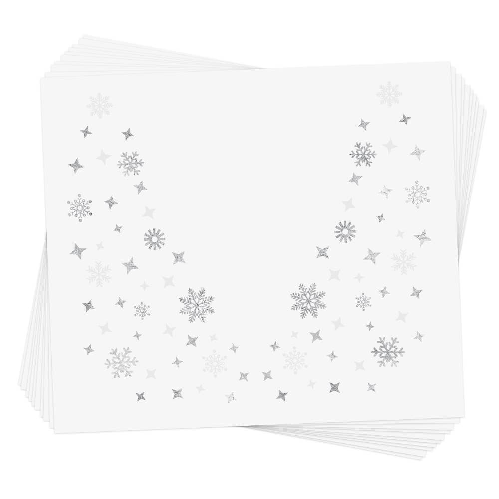 Flash Tattoos - Snowflake Eye Jewel Temporary Tattoo