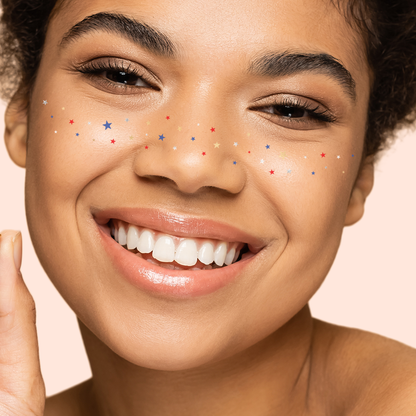 Flash Tattoos - USA STARRY FRECKLES temporary tattoos - freckle face patch
