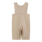 Lil Cactus - Light Brown Mallard Smocked Overalls
