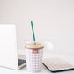 Frederick Family Co. - Iced Coffee Sleeve, Cute Reusable  Cup Holder Drink Sleeve, Coffee Lover Gift, Cold Drink Sleeve for Iced Coffee Cups