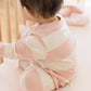 Burt's Bees Baby - Rugby Stripe Organic Cotton Sleep & Play - Pink Sand