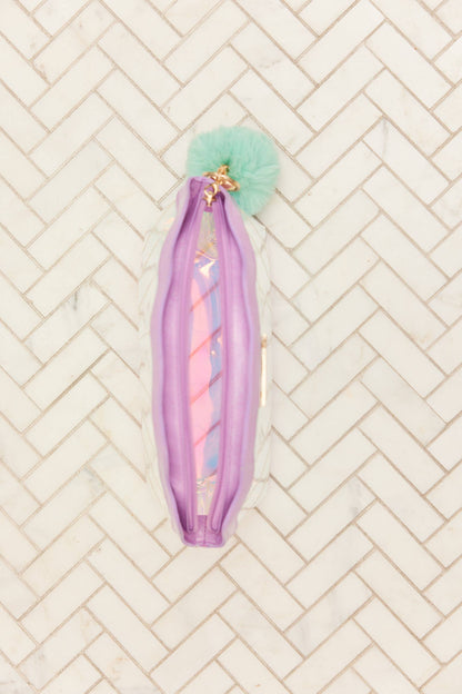 Glimmer Wish - Mermaid Shell Cosmetics Bag