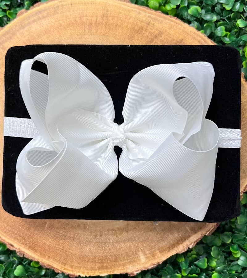 13 PIECE 6.5"HEADBAND BOW!  HB-2024H1
