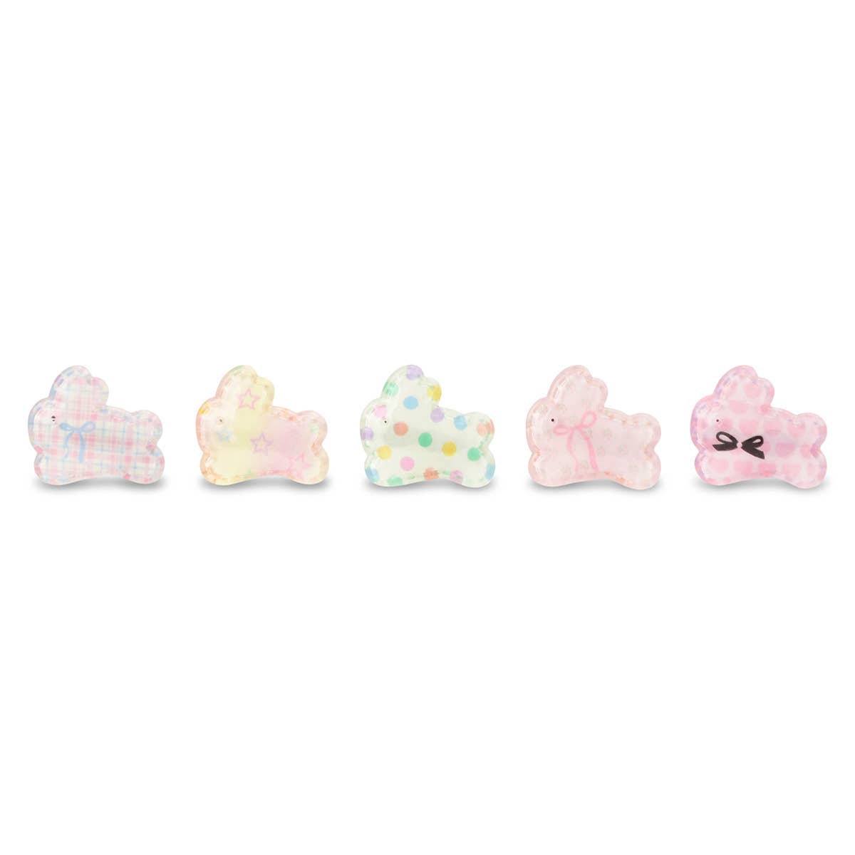 Iscream - Bunny Hair Clips Set of 5