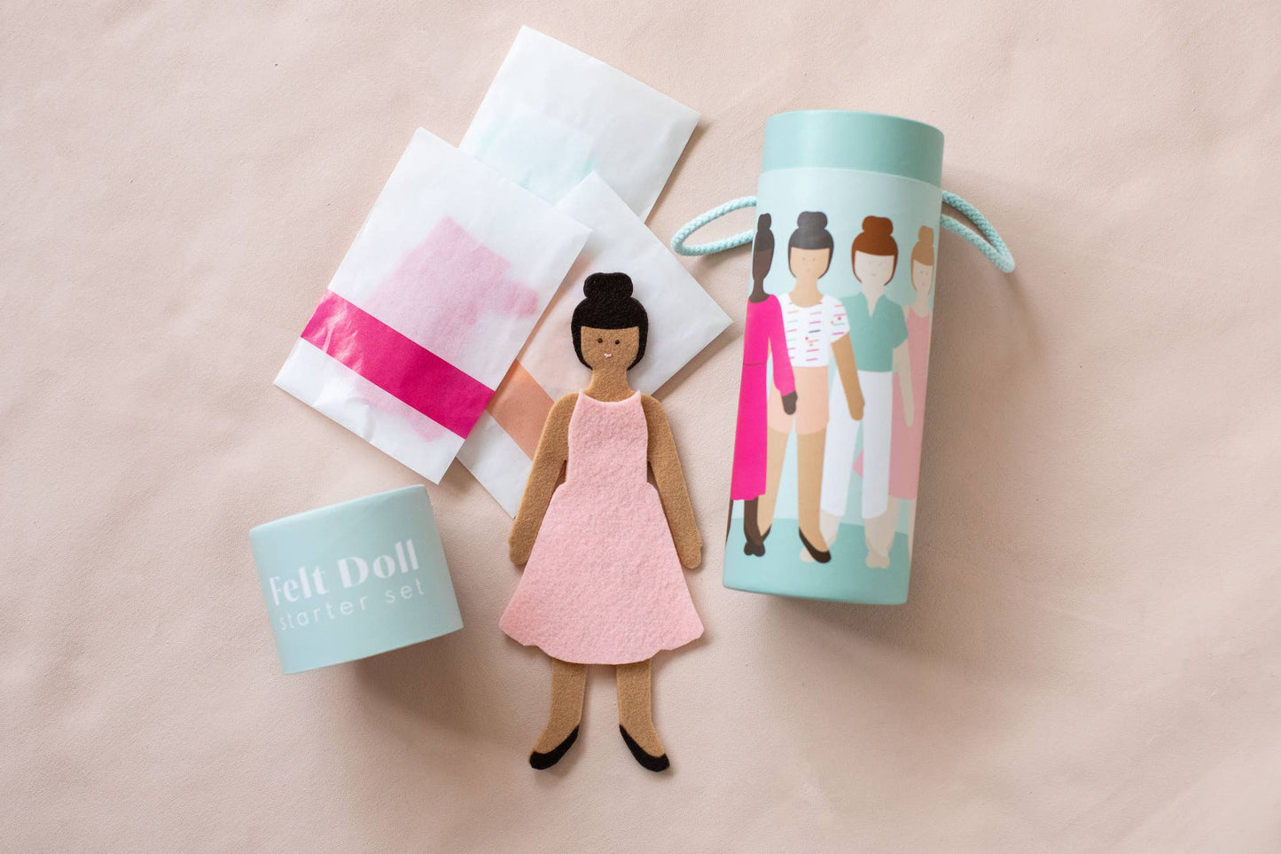 Lowercase Toys - Felt Doll - Starter Girl in Caramel