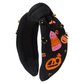 Auraquise - Halloween Fall Pumpkin Corn Headband Seed Beads Rhinestones Pearl Knot