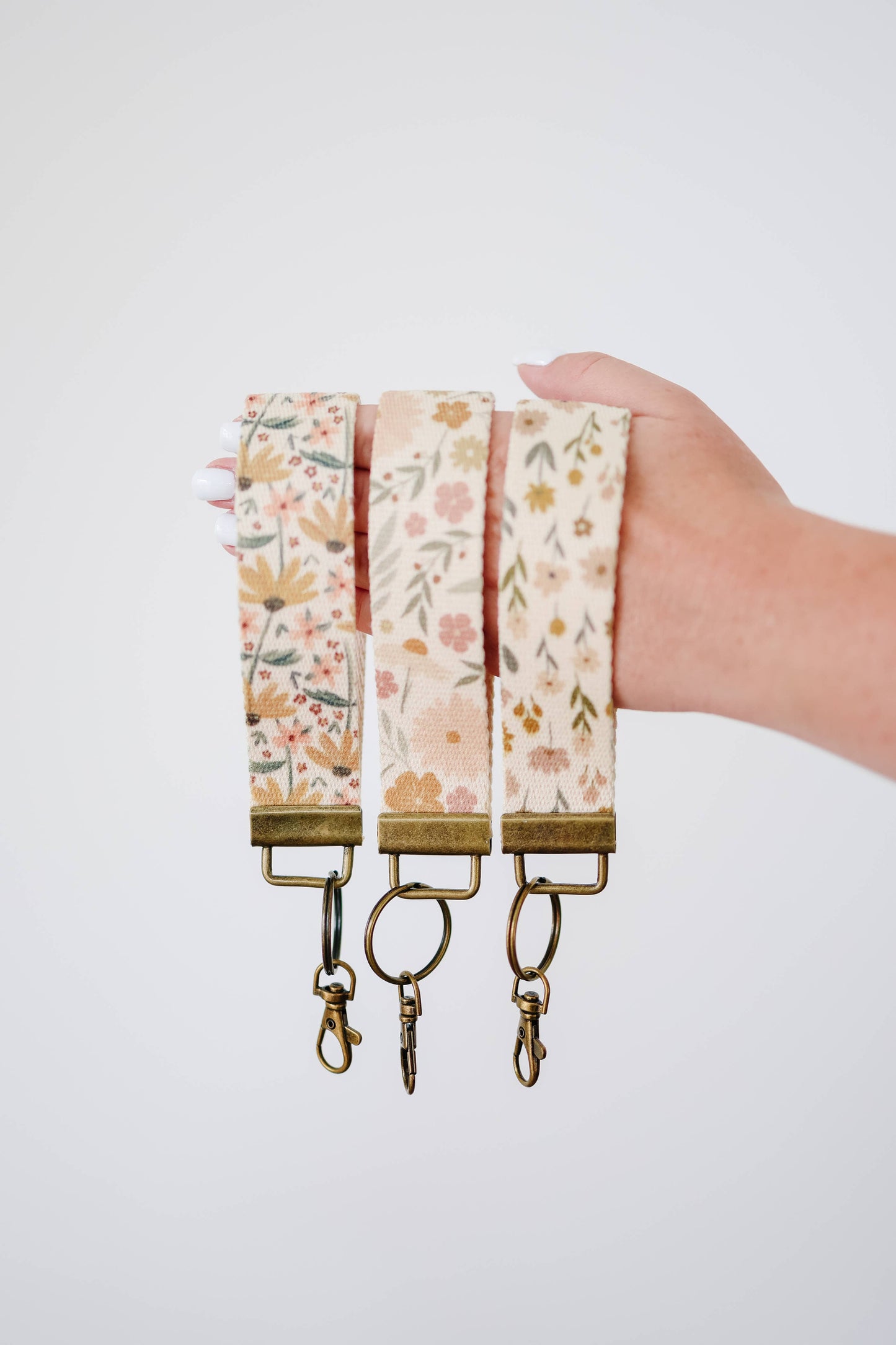 Frederick Family Co. - Canvas Wristlet Lanyard Keychain -  Car Key Fob Holder