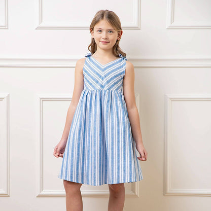 Bow Shoulder Swing Dress