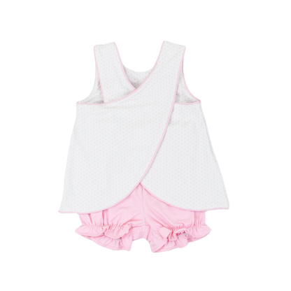 Cypress Row Childrens - Classic Pink Dot Swing Back Set