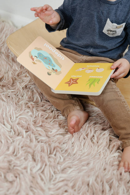 Left Hand Book House - Beach Baby- Board Book