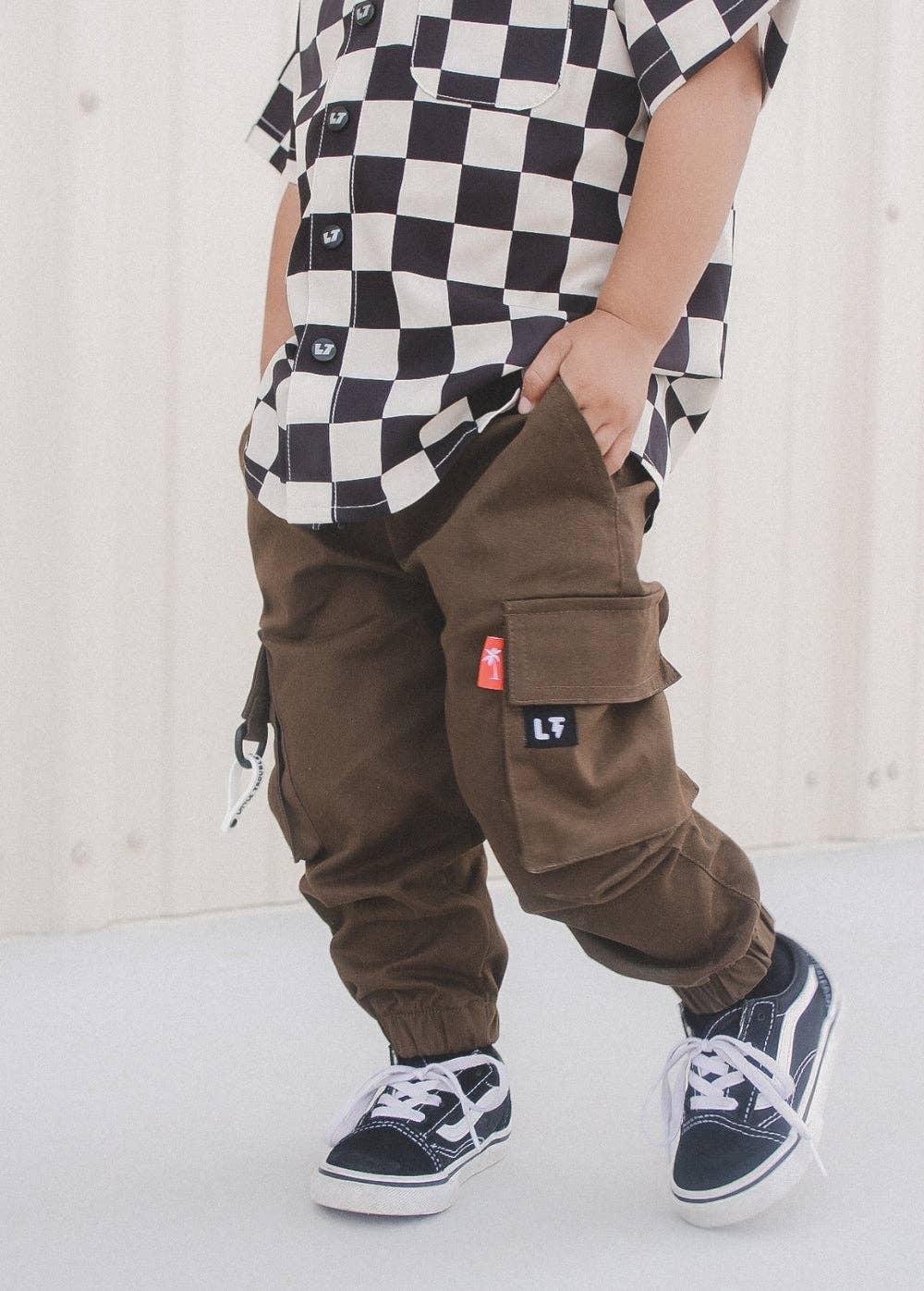 Little Trouble - Green Cargos