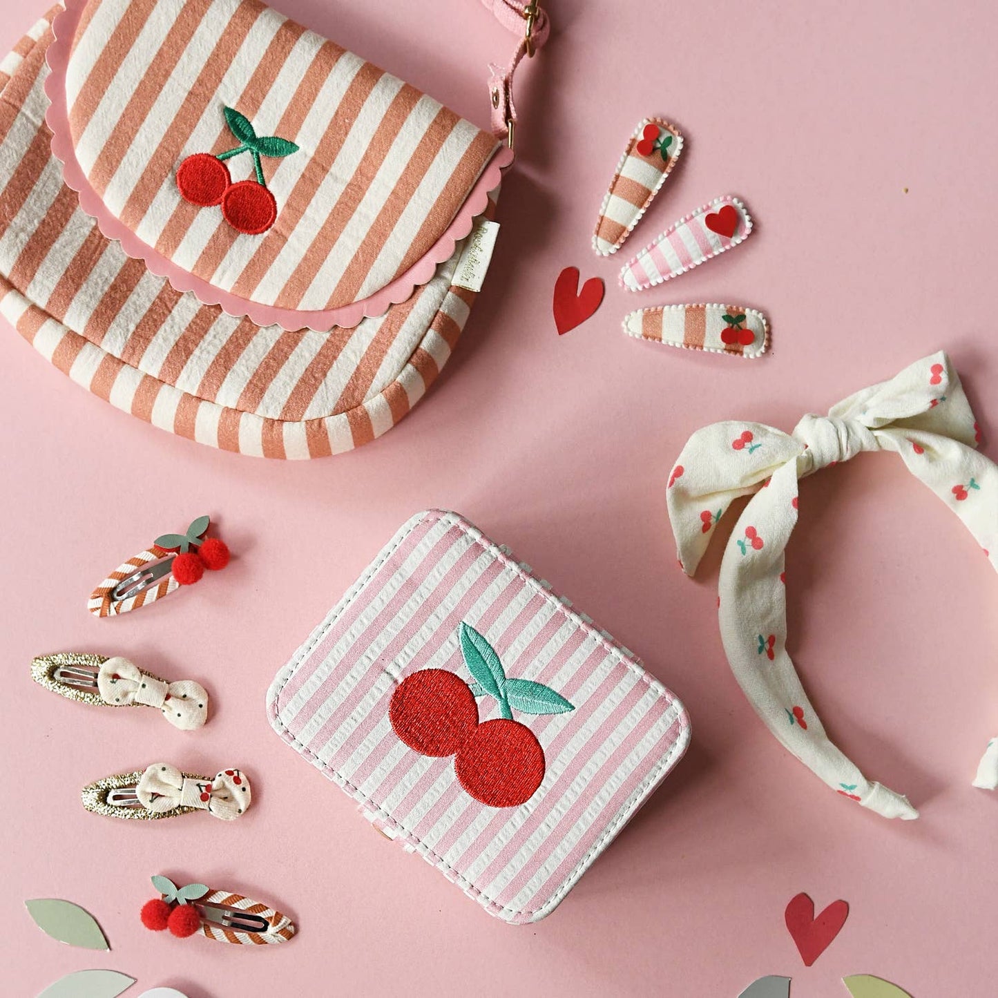Rockahula Kids - Stripy Cherry Clips