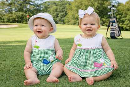 Petit Ami & Zubels - Sunsuit and Golf Themed Applique