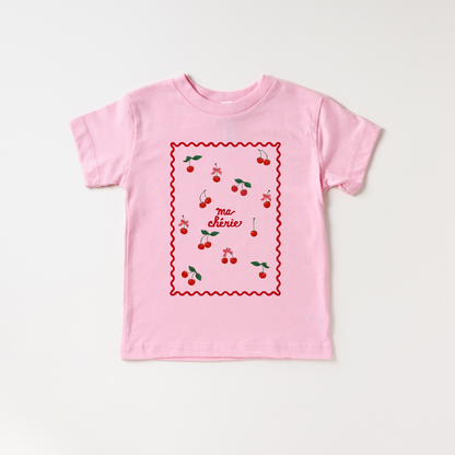 Benny & Ray Apparel - Ma Cherie Cherries and Bows Kids Shirt