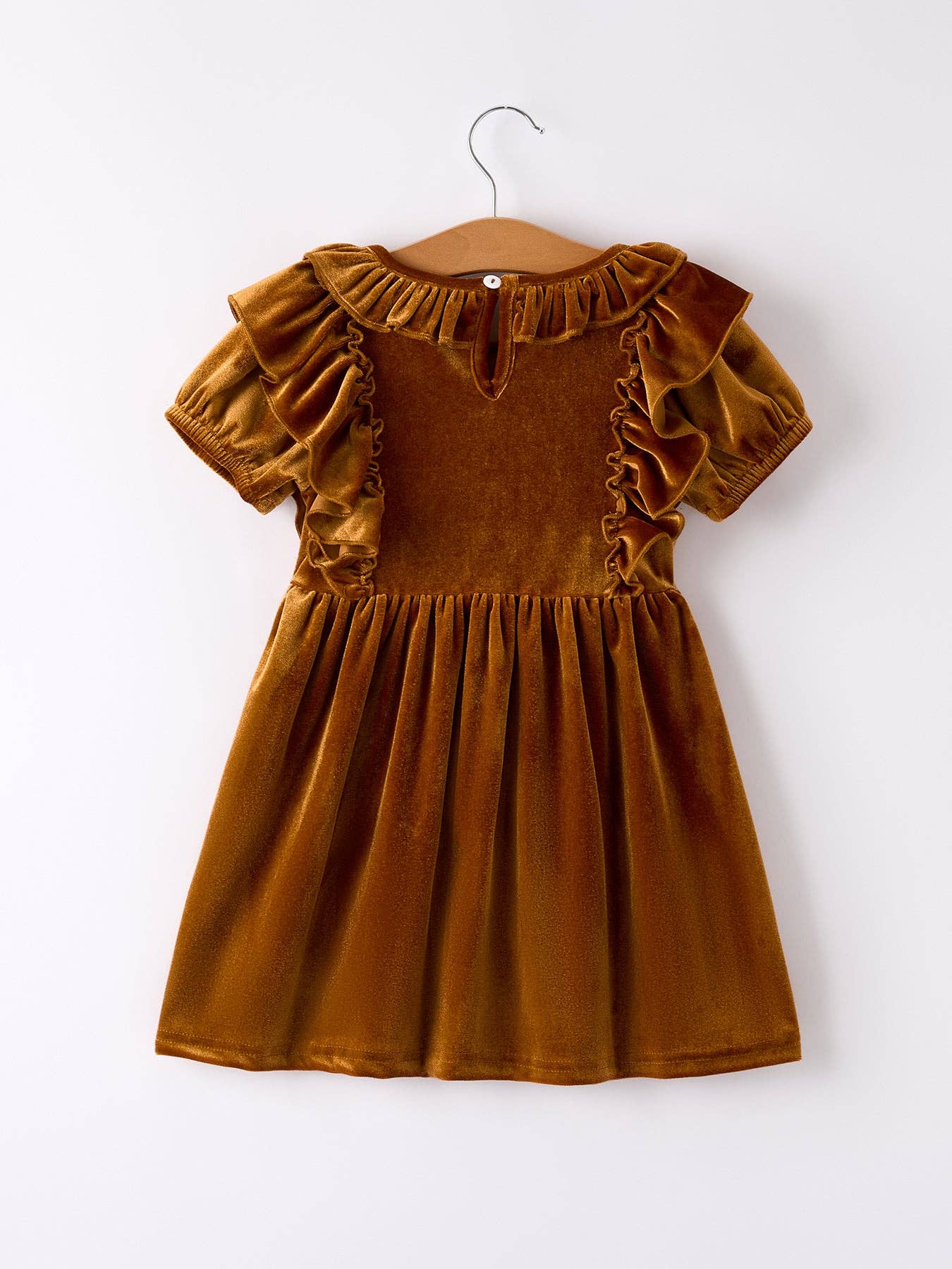 Rylee Faith Designs - Autumn Velvet Girls Dress