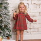 The Oaks Apparel Company - Ava Red Tartan Bloomer Set