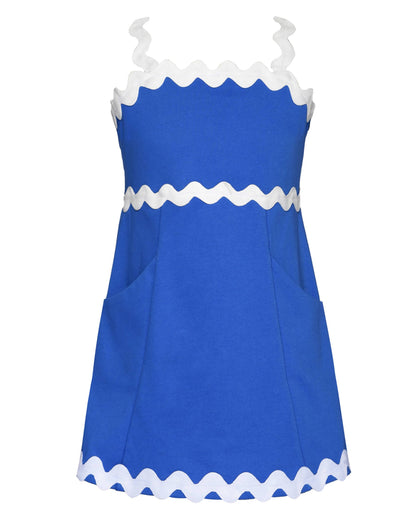 Hannah Banana , Baby Sara - A-LINE RICK RACK DRESS W/ POCKETS