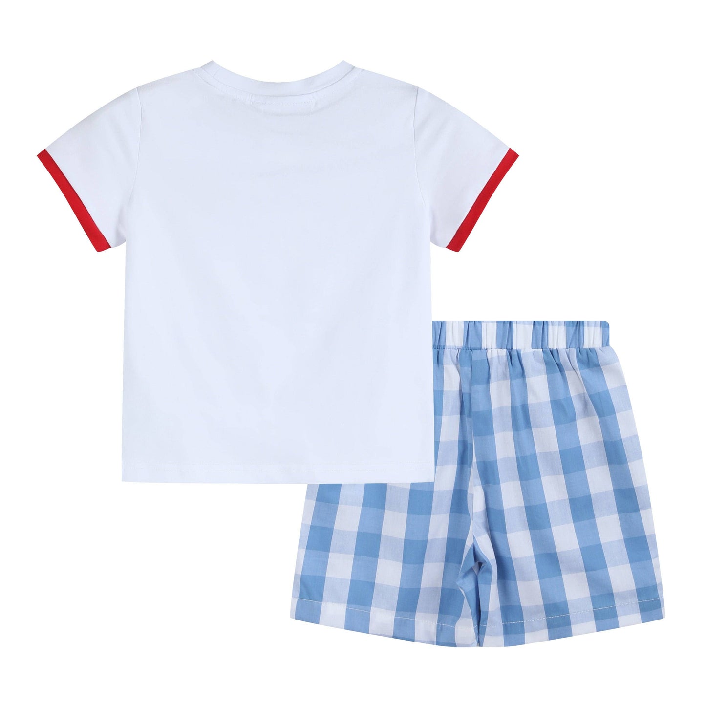 Lil Cactus - Red, White and Blue Shirt and Shorts Set