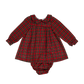 The Oaks Apparel Company - Ava Red Tartan Bloomer Set