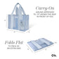 Case-Mate - Case-Mate Carolina Blue Crochet Wave Jelly Tote Bag