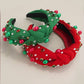 JOSSLYN by wall to wall - CHRISTMAS JINGLE BELL SEED BEAD HAIR BAND HEADBAND | 40HB156