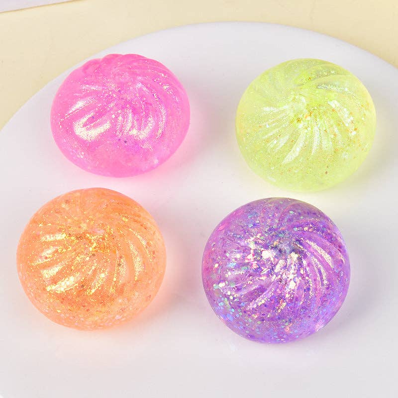Liffy - Sparkle Bead Filled Dumpling Shape Fidget Stress Toy