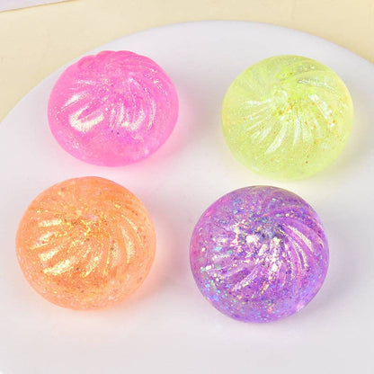 Liffy - Sparkle Bead Filled Dumpling Shape Fidget Stress Toy