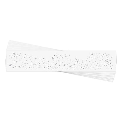 Flash Tattoos - GALACTIC SILVER FACE FRECKLES metallic temporary tattoos