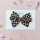 Tiny Wonders Bows - Halloween Checkered