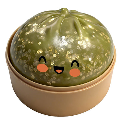 Auraquise - Squishy Dumpling Realistic Steamed Bun Stress Relief Squeeze Toy