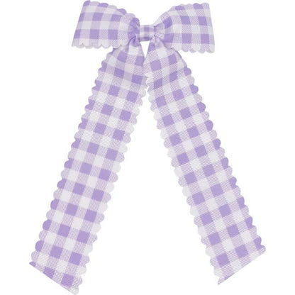 Gingham Long-tail bow