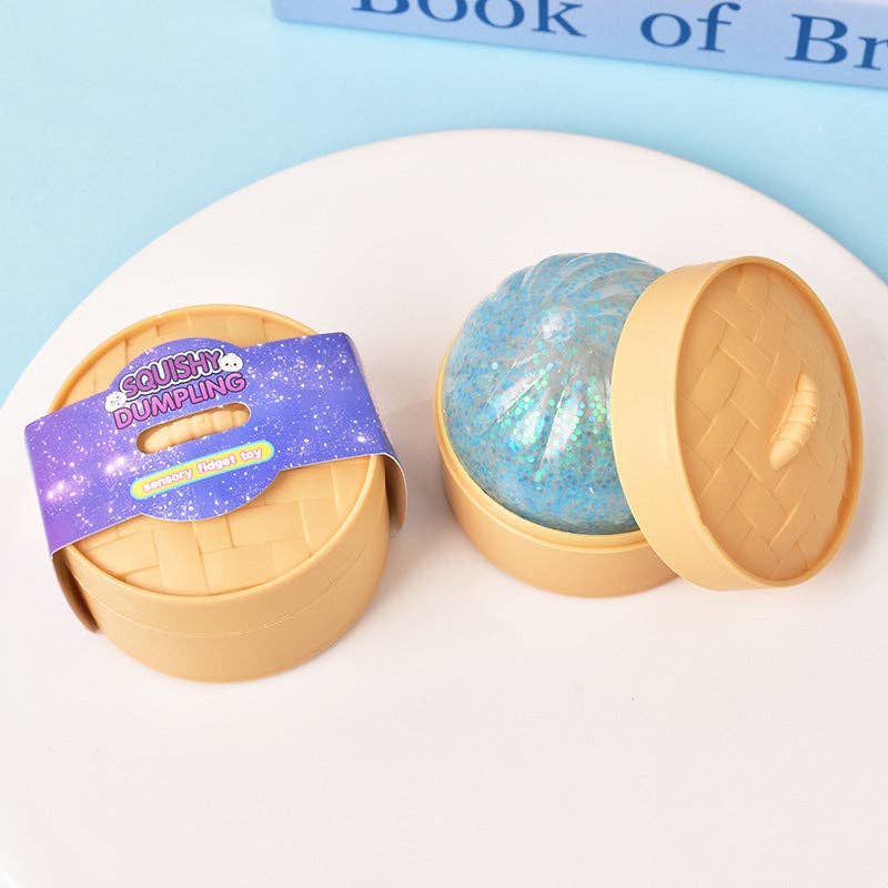 Liffy - Sparkle Bead Filled Dumpling Shape Fidget Stress Toy