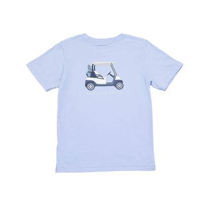 Saltwater Boys Company - Boys Golf Cart SS Graphic Tee- Blue