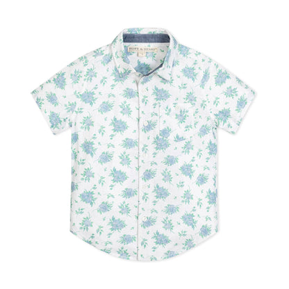 Linen Short Sleeve Button Down Shirt