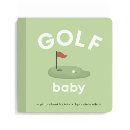 Left Hand Book House - Golf Baby- Board Book