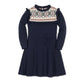 Hope and Henry - Organic Ruffle Collar Sweater Dress