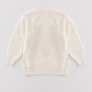 Auraquise - Girls Fall Halloween White Black Ghost Cute Sweater