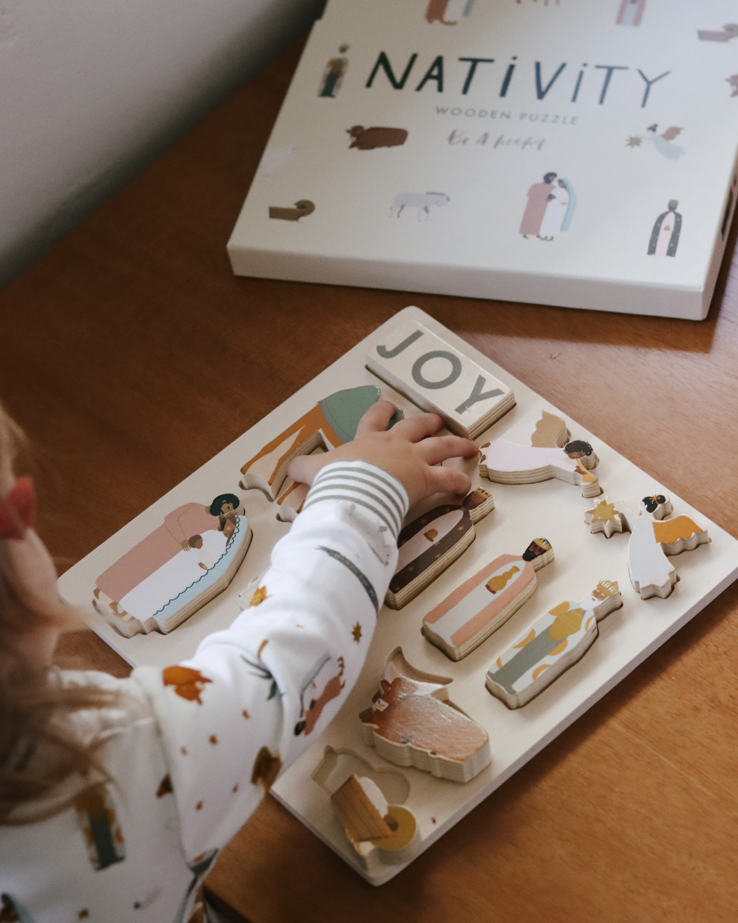 Be A Heart - Nativity Wooden Puzzle | Gift | Kids Toy Christian Catholic