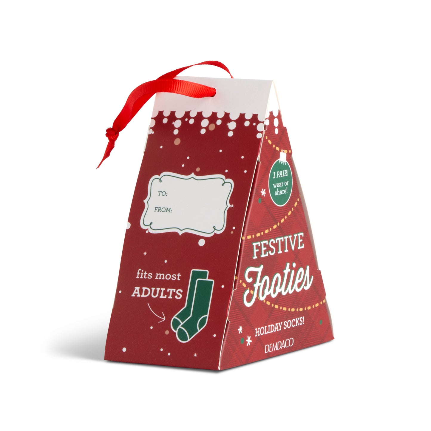 DEMDACO - Holiday Festive Sock Program - 20 pcs with Displayer