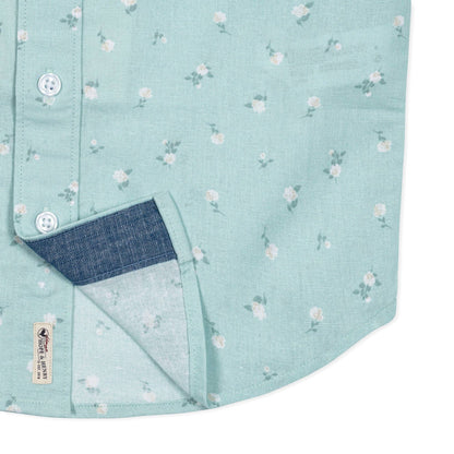 Linen Short Sleeve Button Down Shirt