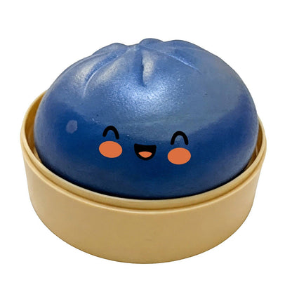 Auraquise - Squishy Dumpling Realistic Steamed Bun Stress Relief Squeeze Toy