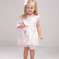 The Oaks Apparel Company - Reagan Pastel Swiss Dot Bloomer Set