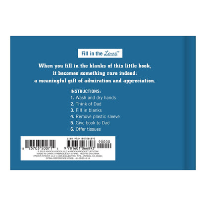 Hachette Book Group - What I Love about Dad Fill in the Love® Book