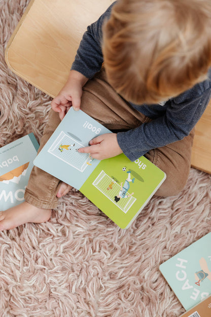 Left Hand Book House - Soccer Baby- Board Book