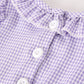 Rylee Faith Designs - Fall Halloween Purple Balloon Pumpkin Cat Smock Embroidery Baby Girl Romper