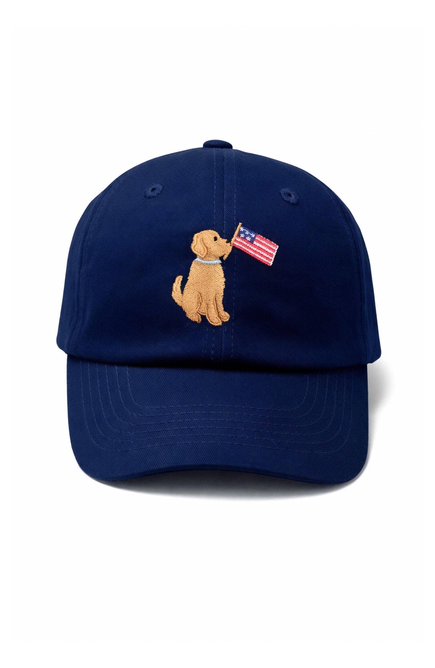 Bits & Bows - American Dog Baseball Hat