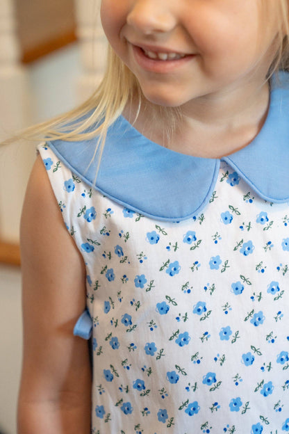 Darcy Blue & Green Floral Dress